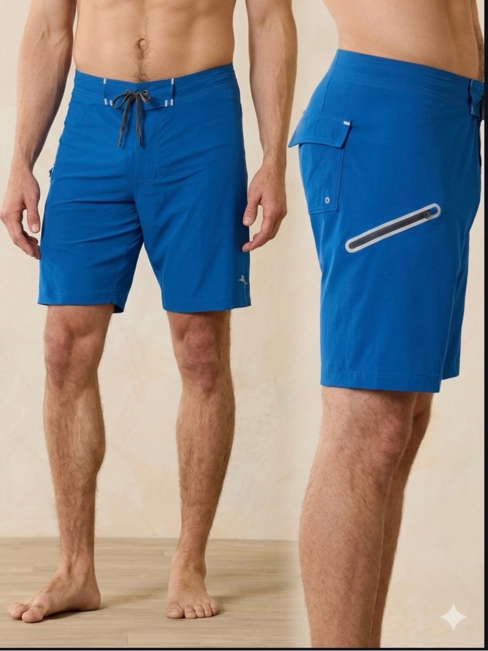 NWT Tommy Bahama Men’s Molokai Unlined 9” Board Short Swimwear Classic Blue 28